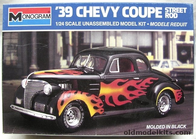 Monogram 1939 Chevy Coup Street Rod, 2719 plastic model kit